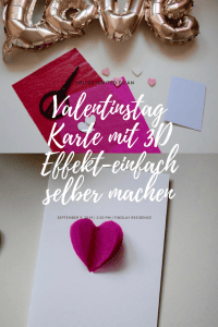 3D Valentinstags Karte