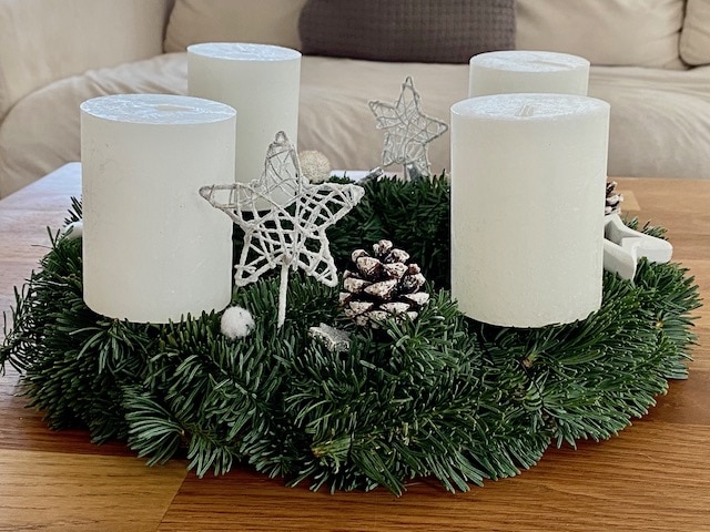 DIY Adventskranz selber binden