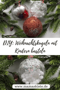 Weihnachtskugeln basteln