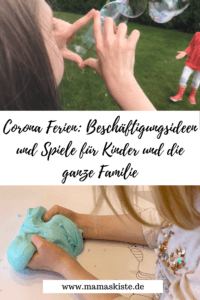 Corona Ferien Beschäftigungsideen