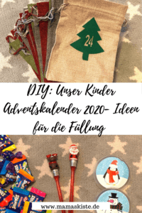 Adventskalender Füllung für Kinder